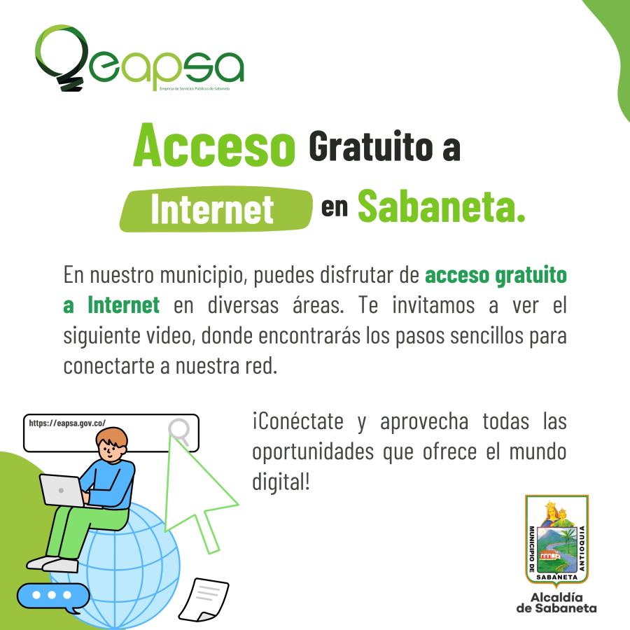 Cmo conectarse a la red Wifi del Municipio de Sabaneta?