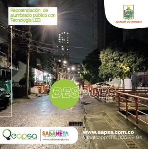 Sabaneta Nocturna: recorrimos Calle Larga y escuchamos a la comunidad.